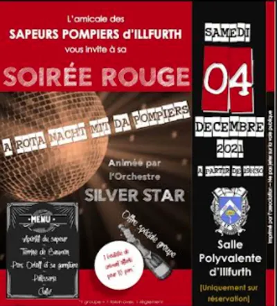 Soirée rouge, A Rota nacht mit da pompiers